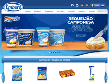 Tablet Screenshot of embare.com.br